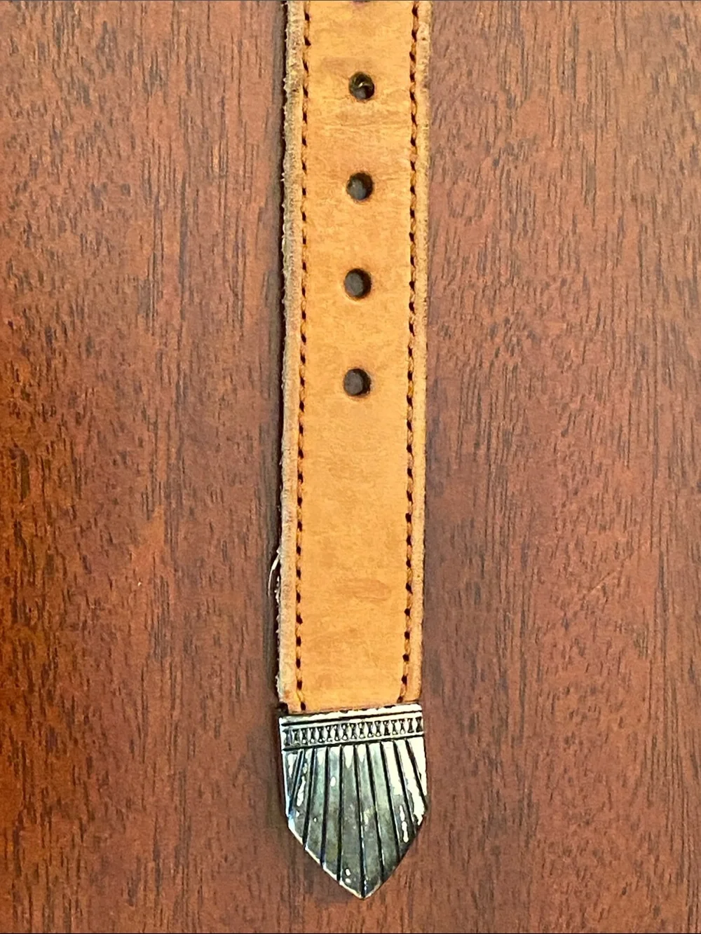 Vintage braided tan